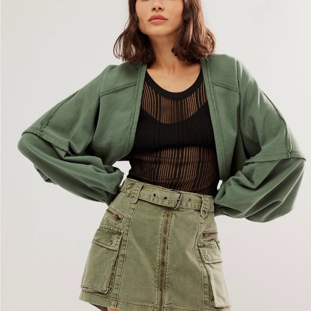 Free People Sweatshirt Shrug